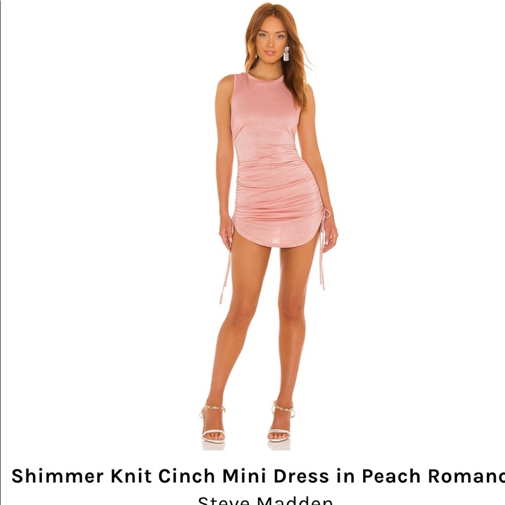 Shimmer Knit Cinch Dress by Steve Madden